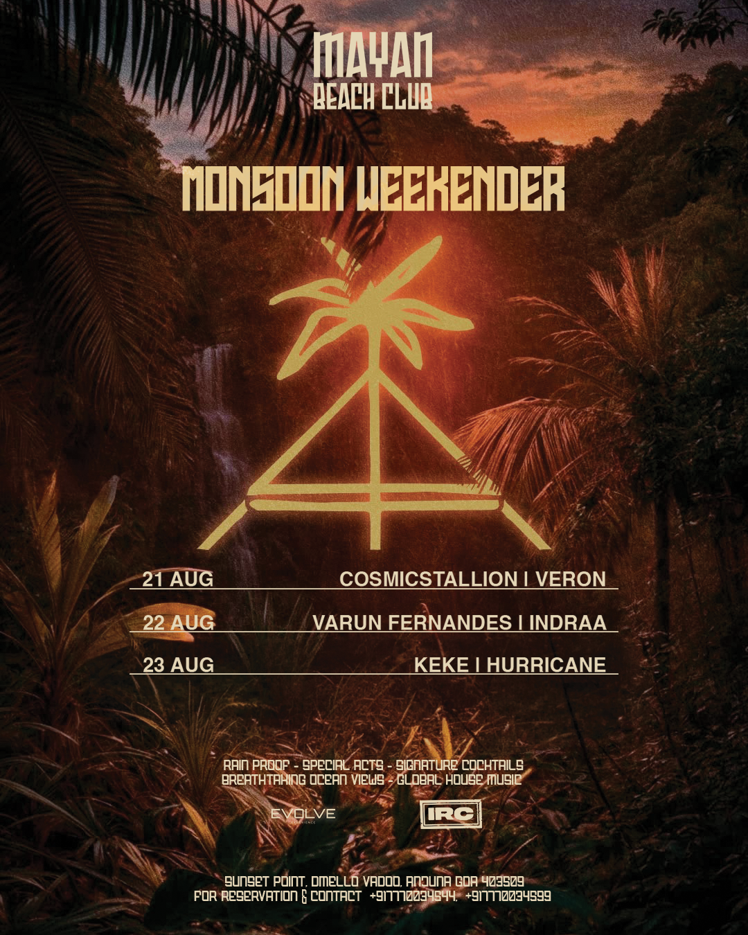 Monsoon Weekender poster