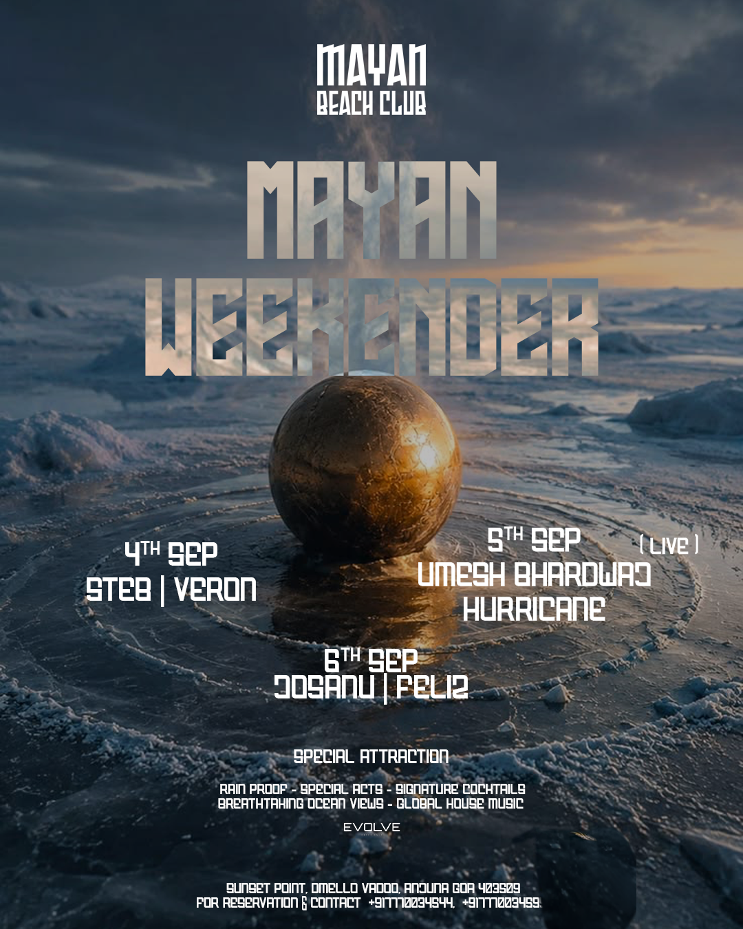 Mayan Weekender poster