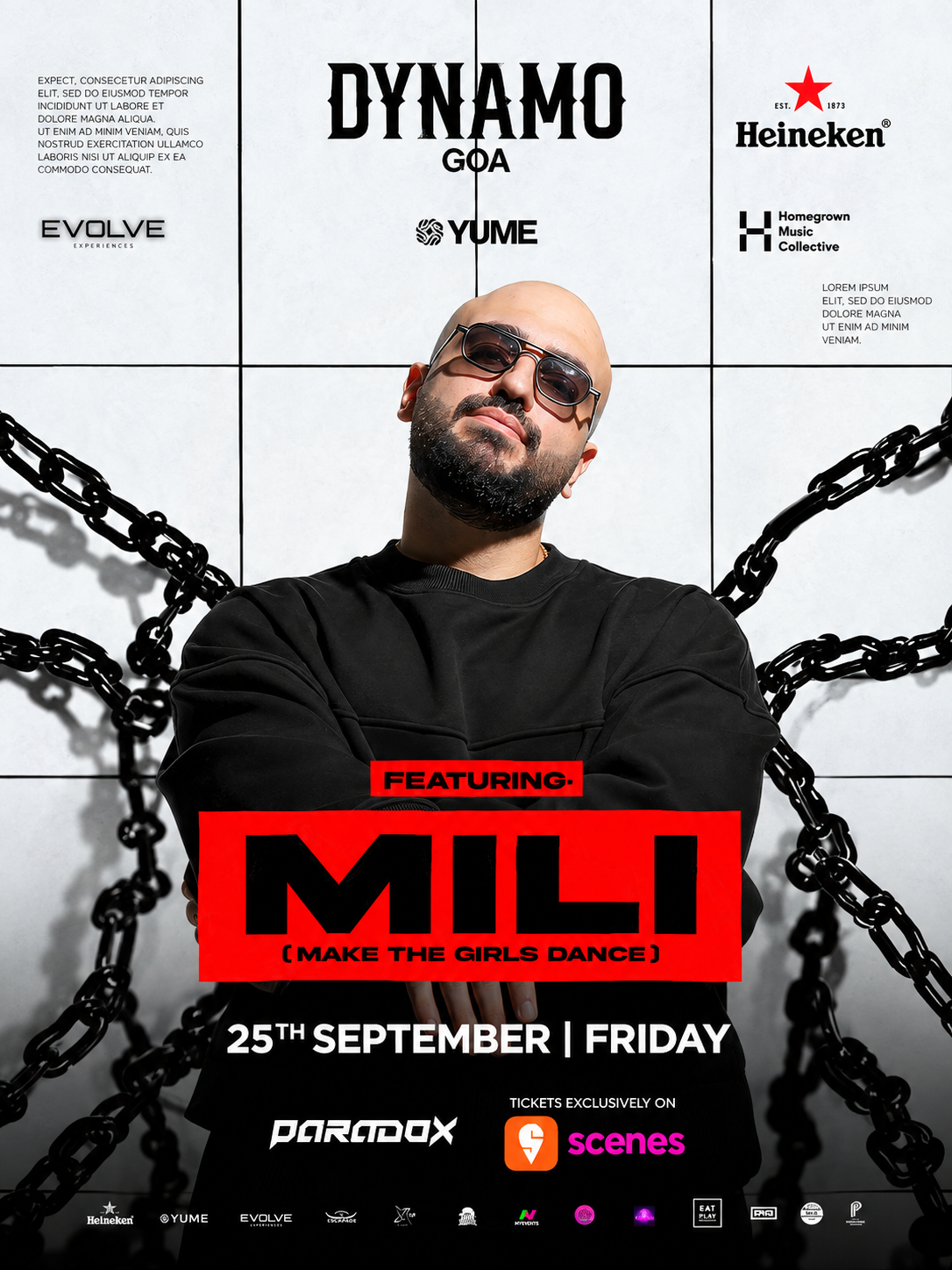 Mili at Dynamo poster